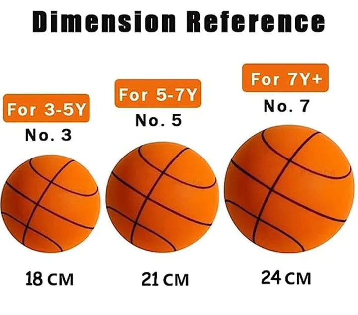 Ballon de basket-ball léger en mousse silencieux