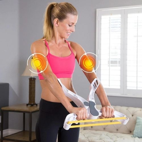 Obtenez des bras toniques avec notre appareil d'exercice à double action