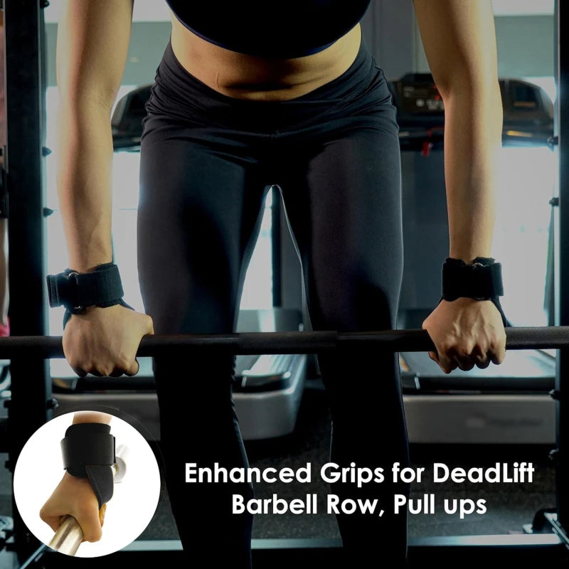Adjustable Weight Lifting Wrist Straps – Powerlifting, Deadlifts, Pull-Ups