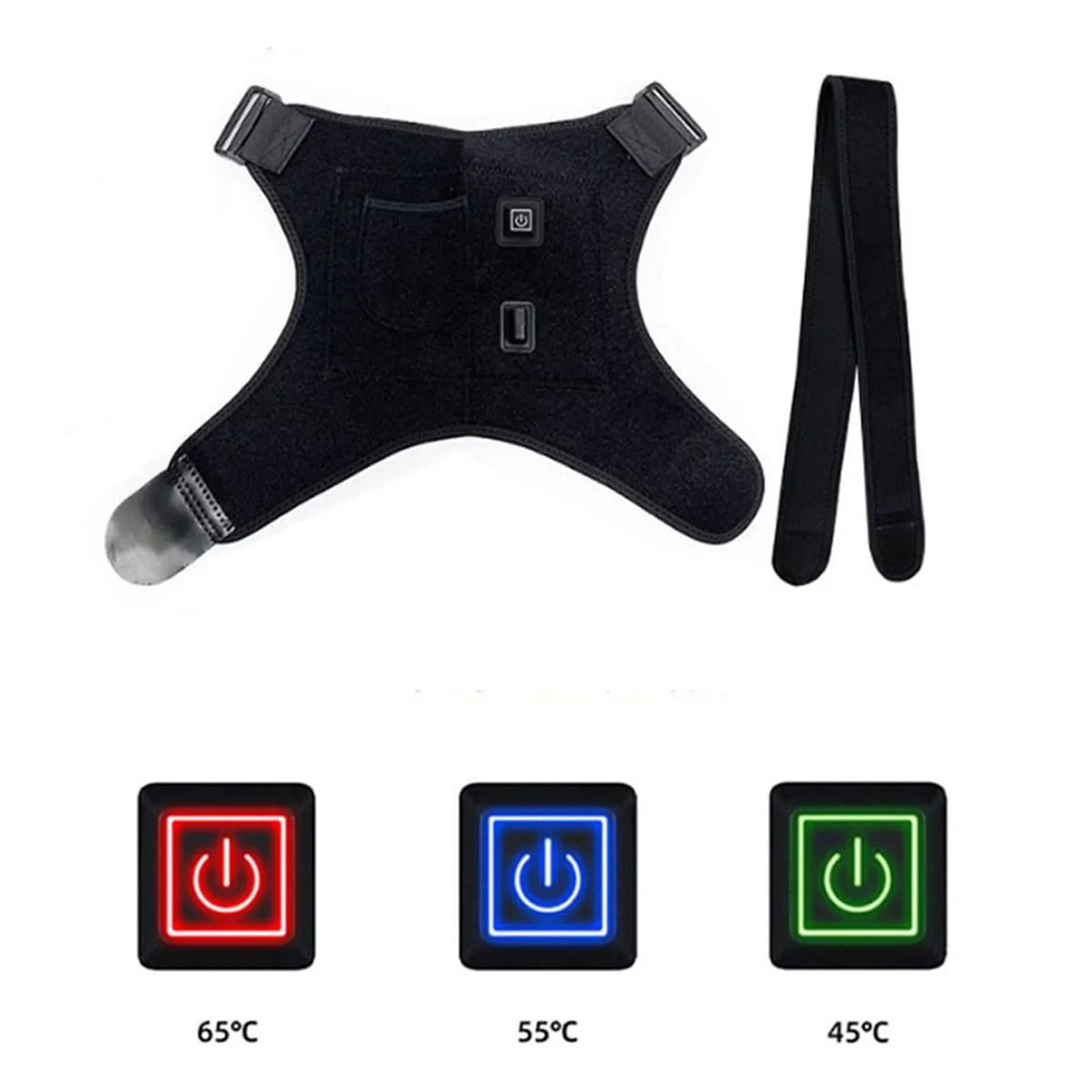 Fascia riscaldante USB per la spalla