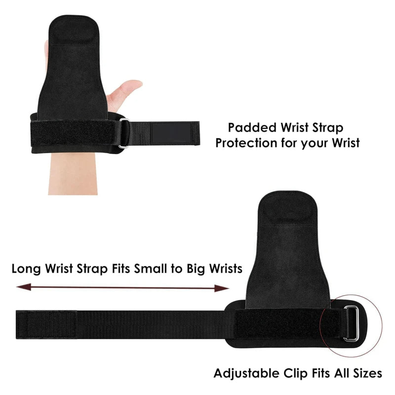 Adjustable Weight Lifting Wrist Straps – Powerlifting, Deadlifts, Pull-Ups