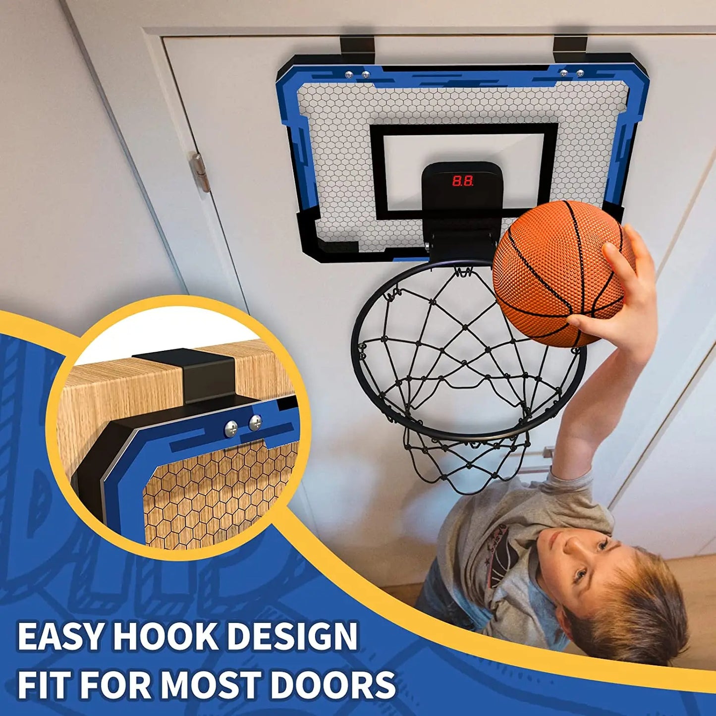 Ring Basketball Hoop Wall-mounted Indoor Training